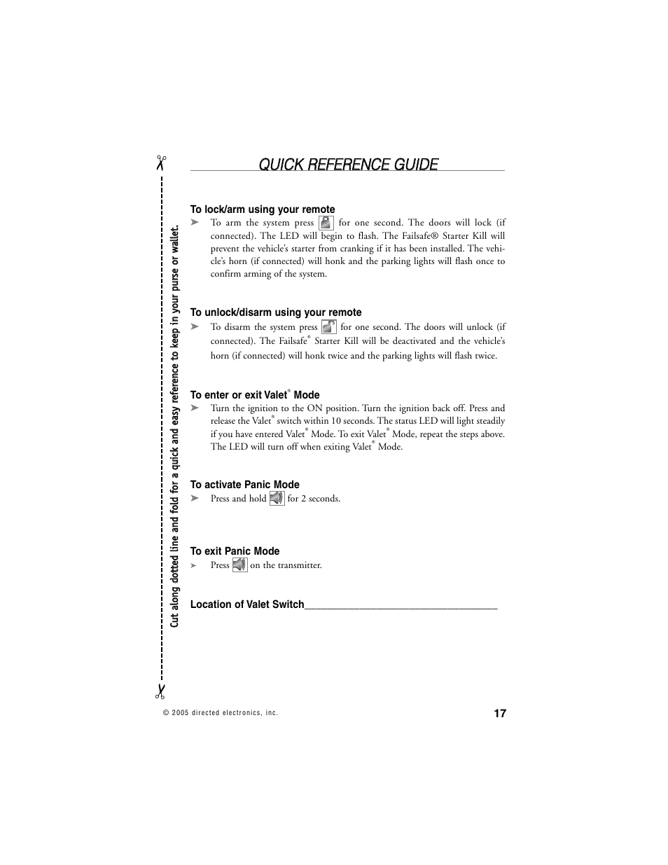 Directed Electronics 211HV User Manual | Page 18 / 19