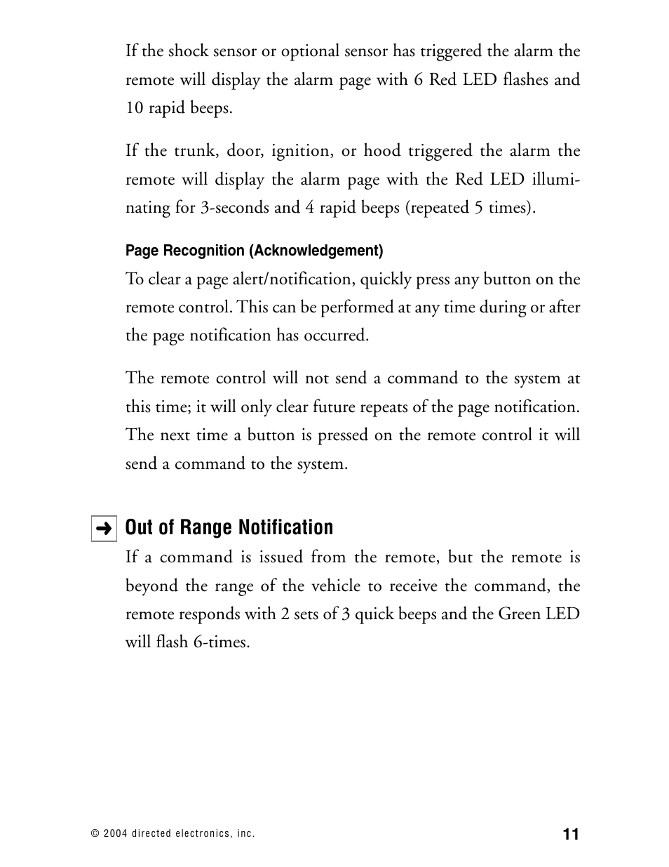 Directed Electronics 130XV User Manual | Page 15 / 52