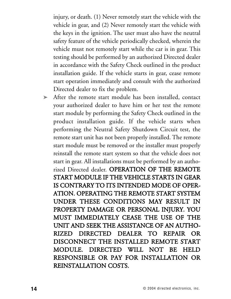 Directed Electronics 130XV User Manual | Page 18 / 52