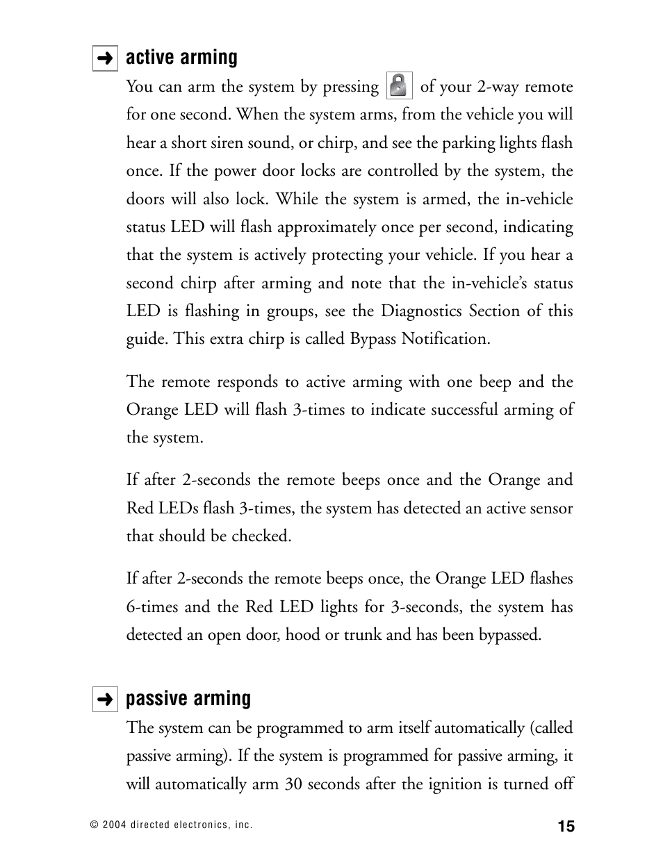 Directed Electronics 130XV User Manual | Page 19 / 52