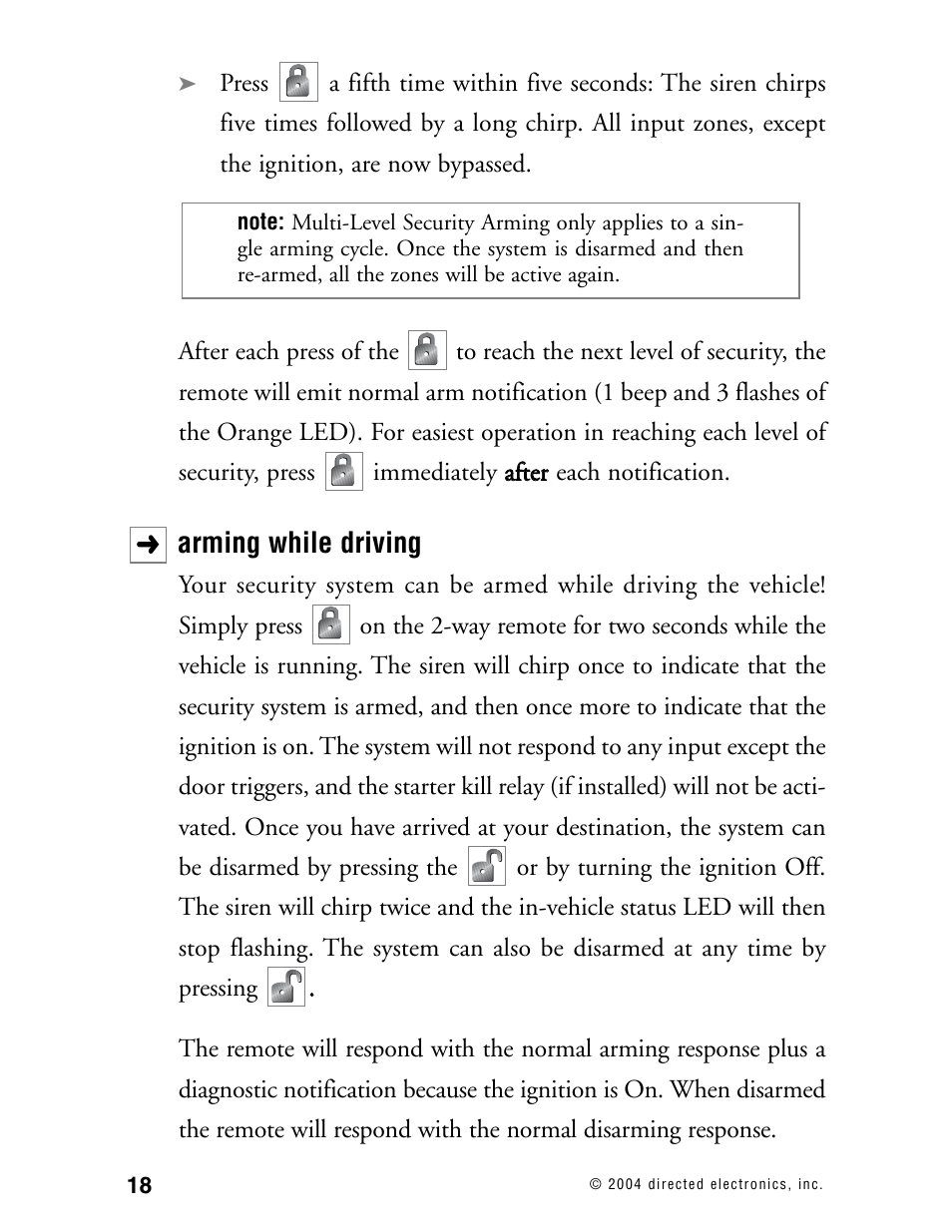 Directed Electronics 130XV User Manual | Page 22 / 52