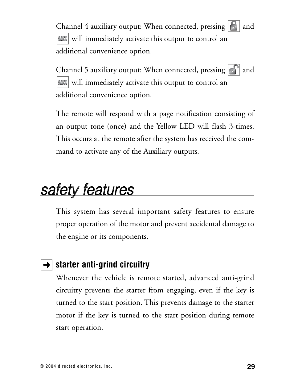 Ssa affe ettyy ffe ea attu urre ess | Directed Electronics 130XV User Manual | Page 33 / 52