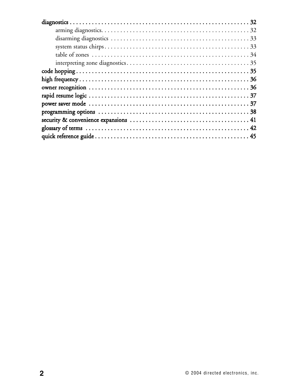 Directed Electronics 130XV User Manual | Page 6 / 52