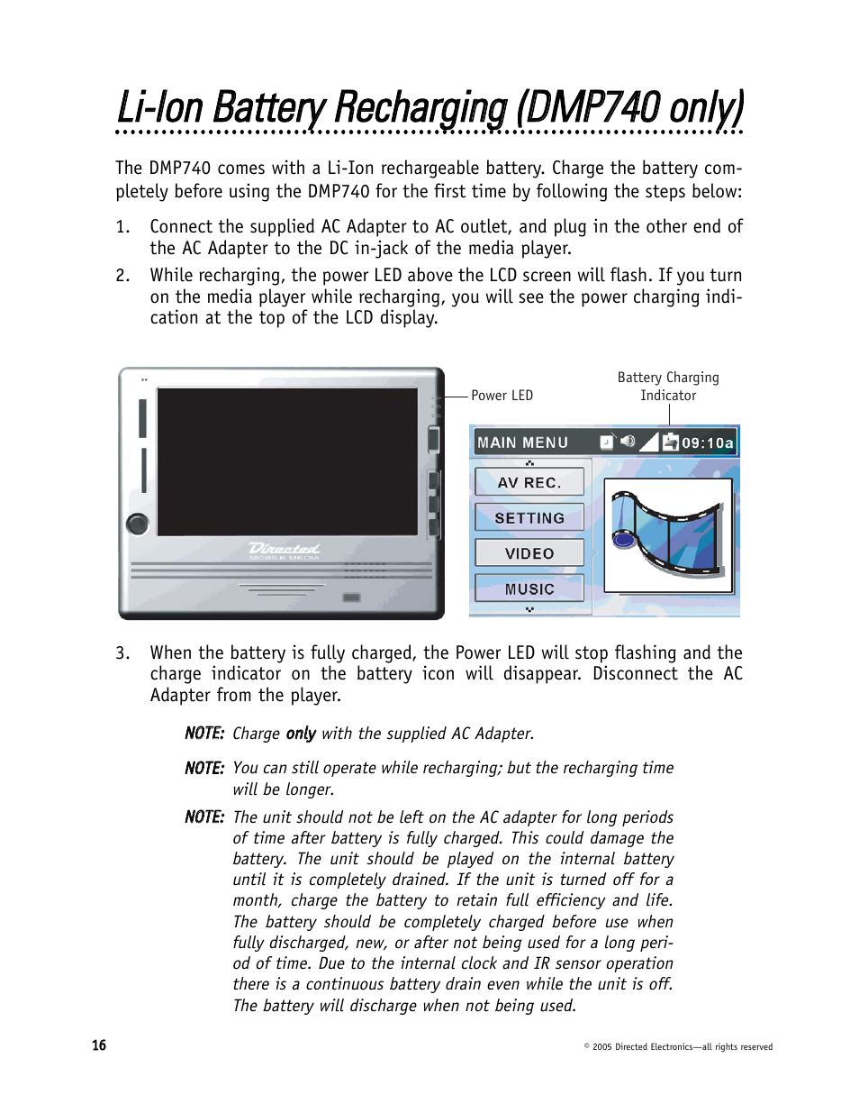 Directed Electronics DMP040 User Manual | Page 16 / 58