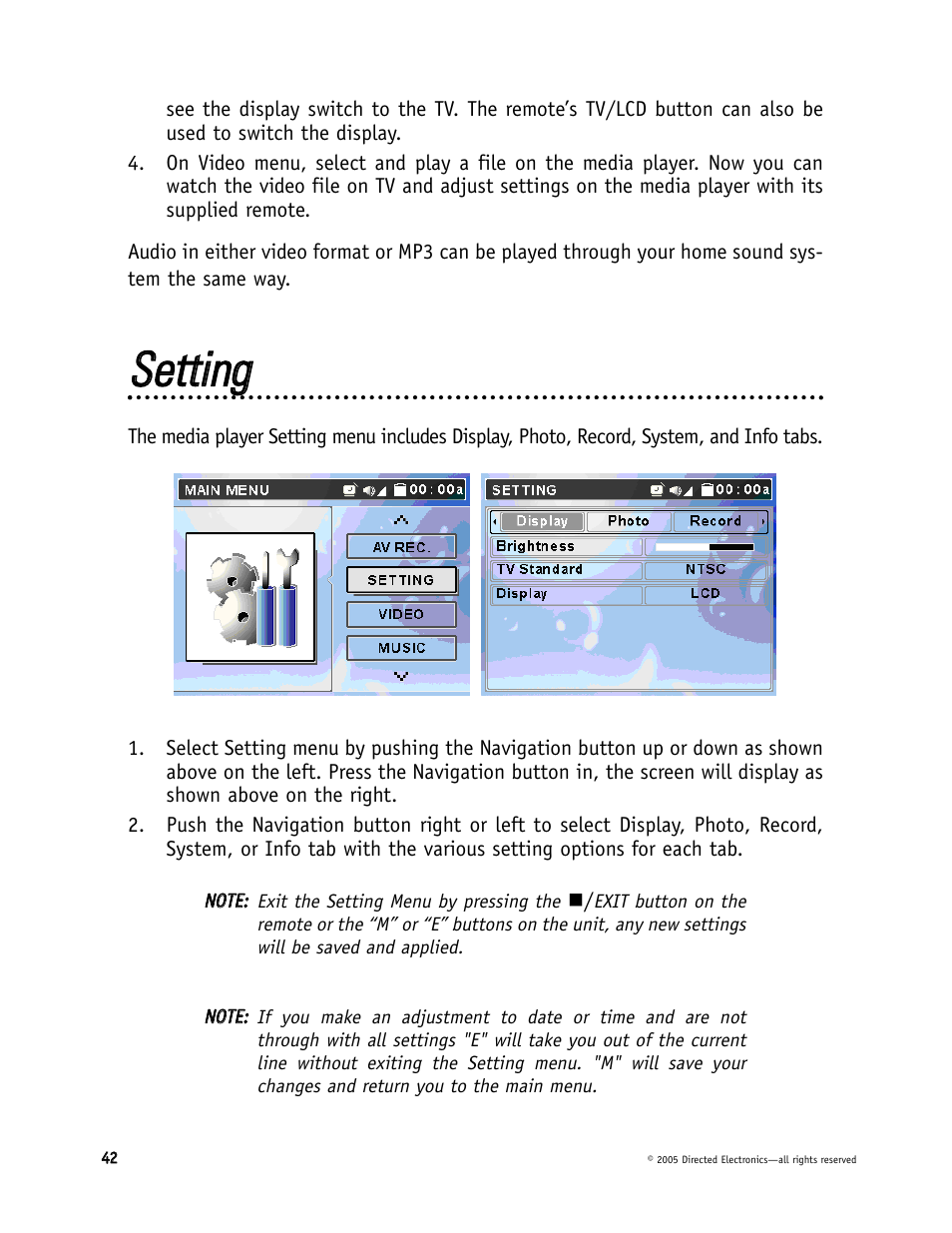 Directed Electronics DMP040 User Manual | Page 42 / 58