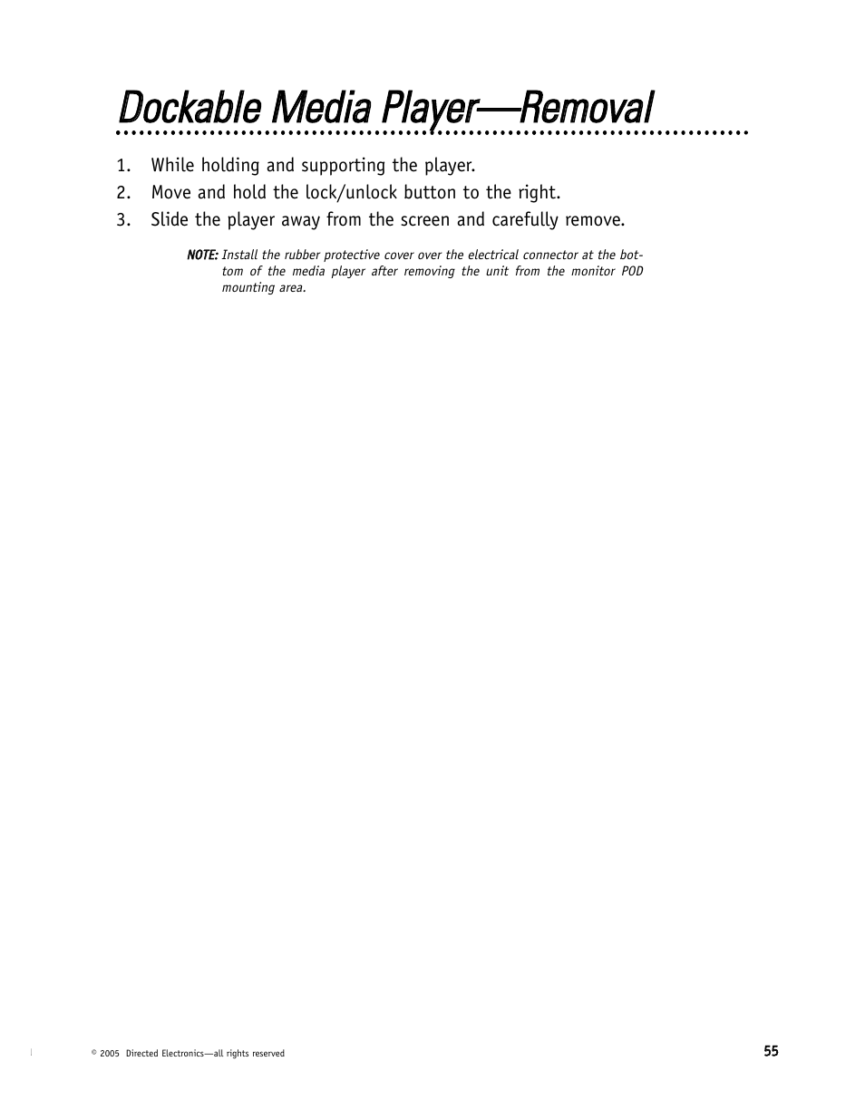 Directed Electronics DMP040 User Manual | Page 55 / 58