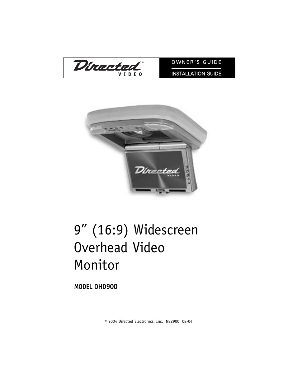 Directed Electronics OHD900 User Manual | 27 pages