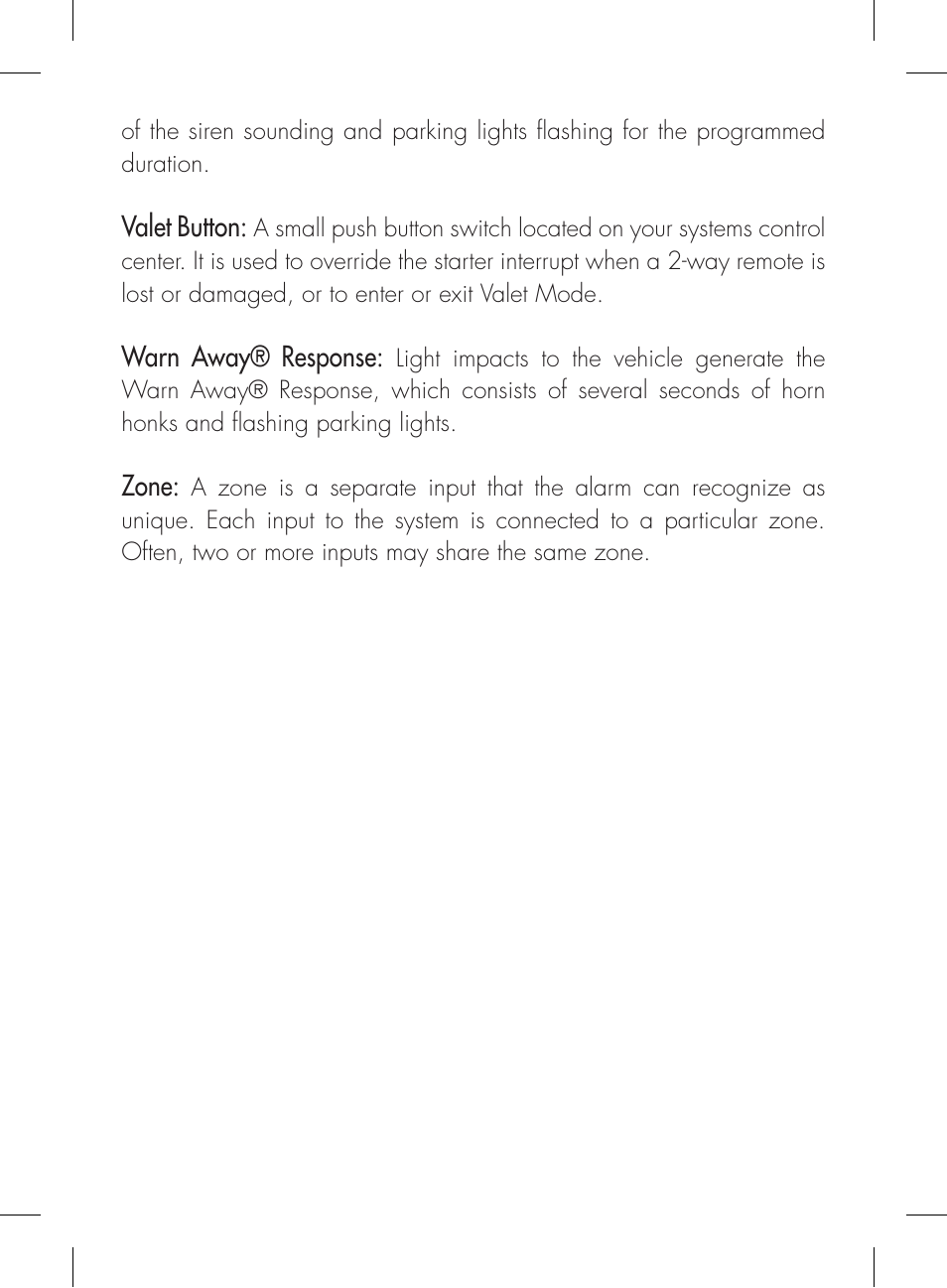Directed Electronics 1601 User Manual | Page 44 / 52