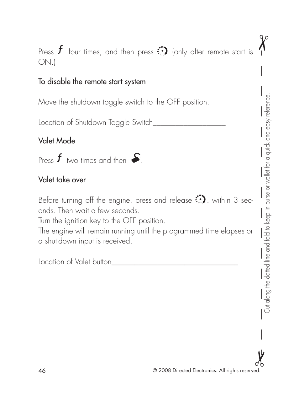 Directed Electronics 1601 User Manual | Page 46 / 52