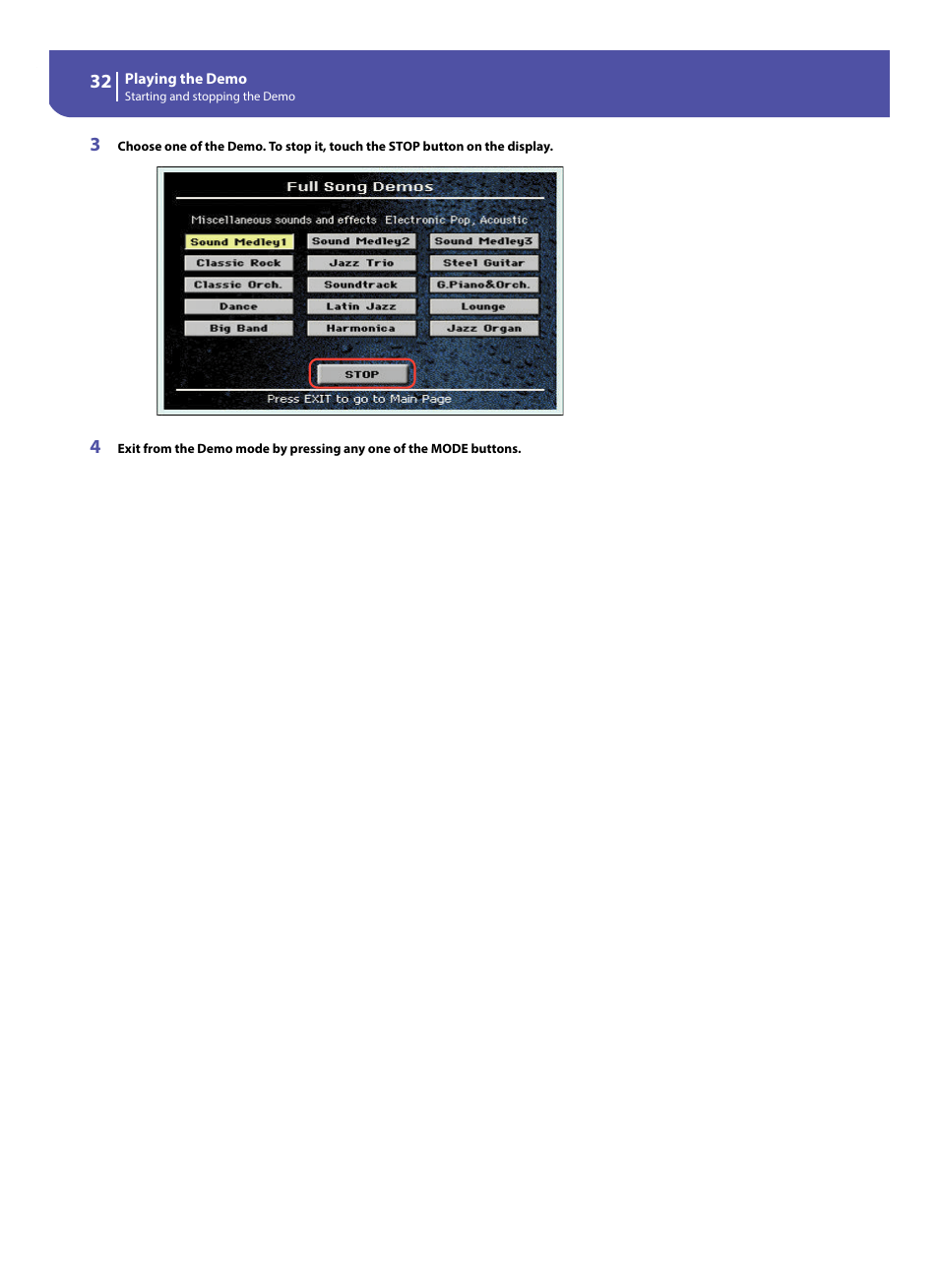 KORG Pa300 Arranger User Manual | Page 36 / 378