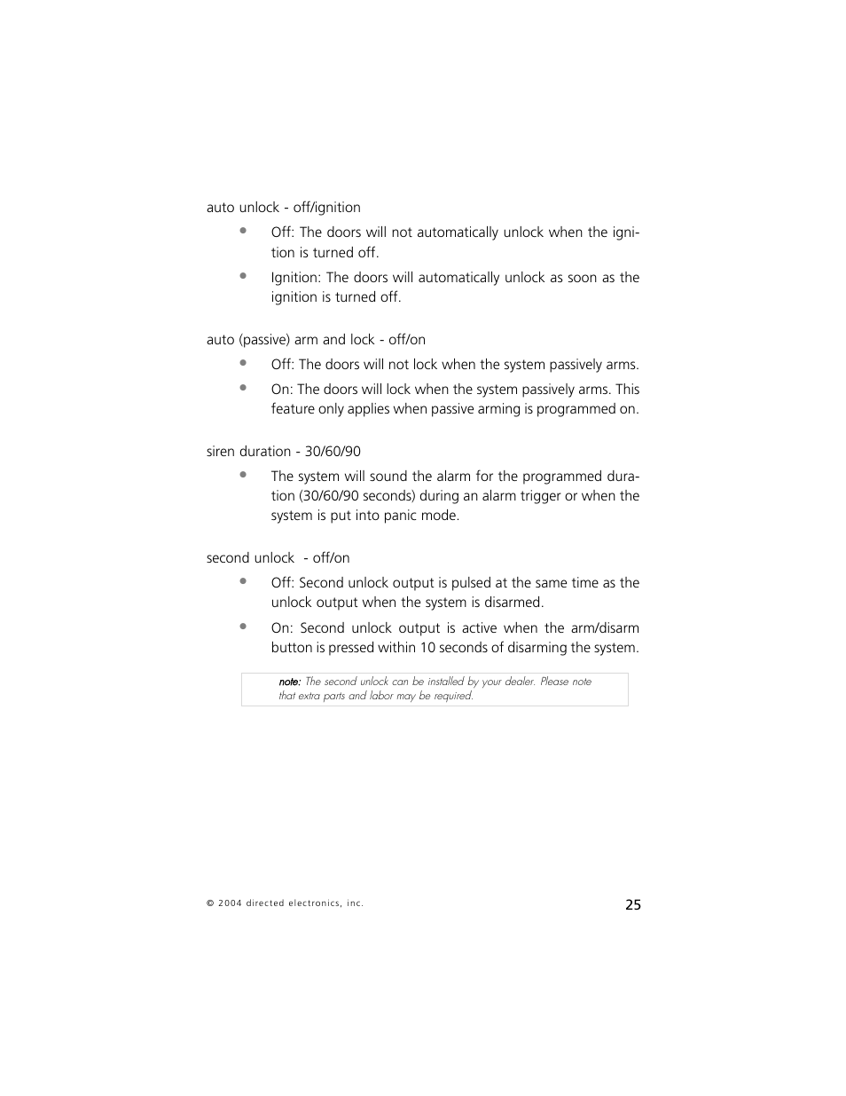 Directed Electronics 750 User Manual | Page 28 / 45