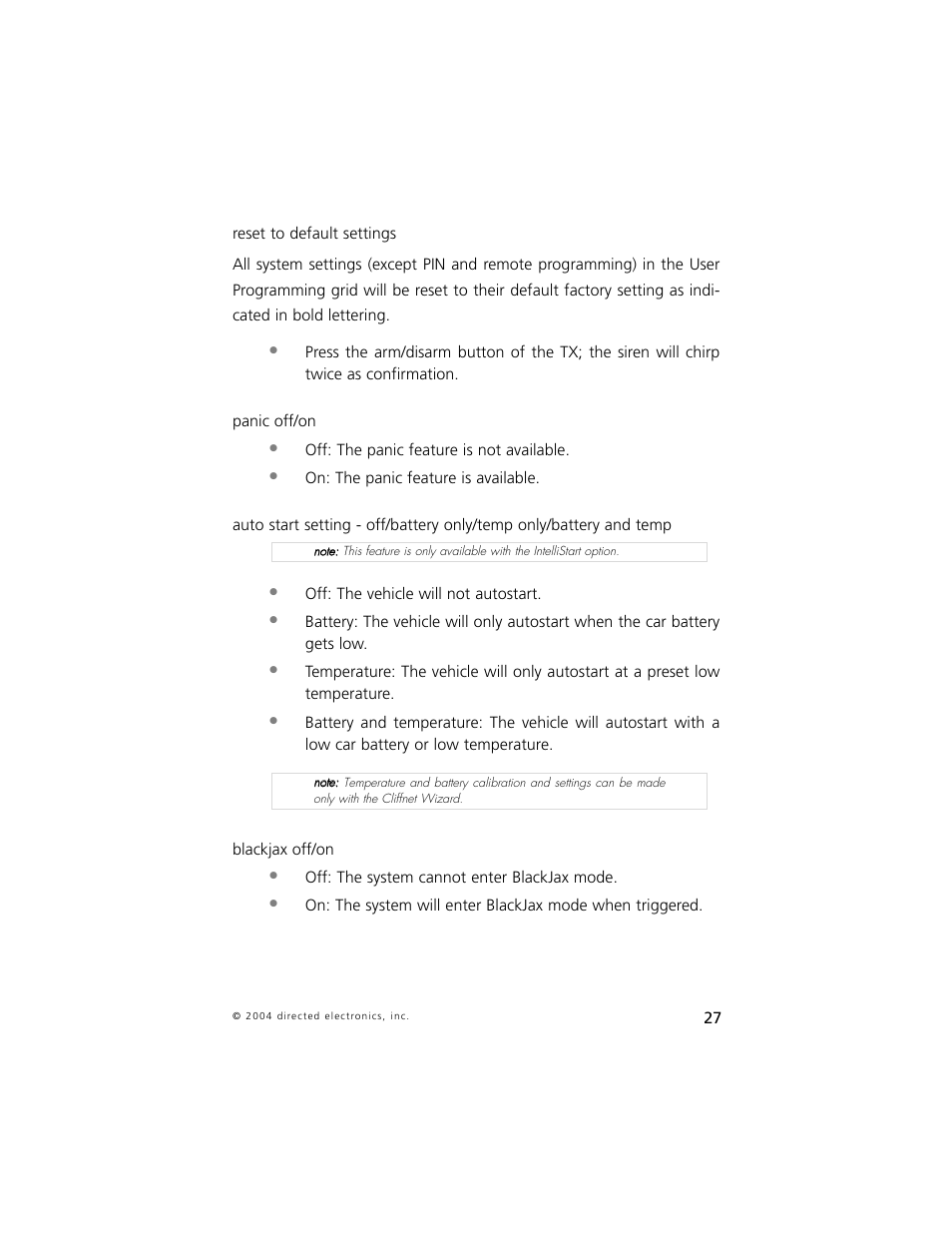 Directed Electronics 750 User Manual | Page 30 / 45