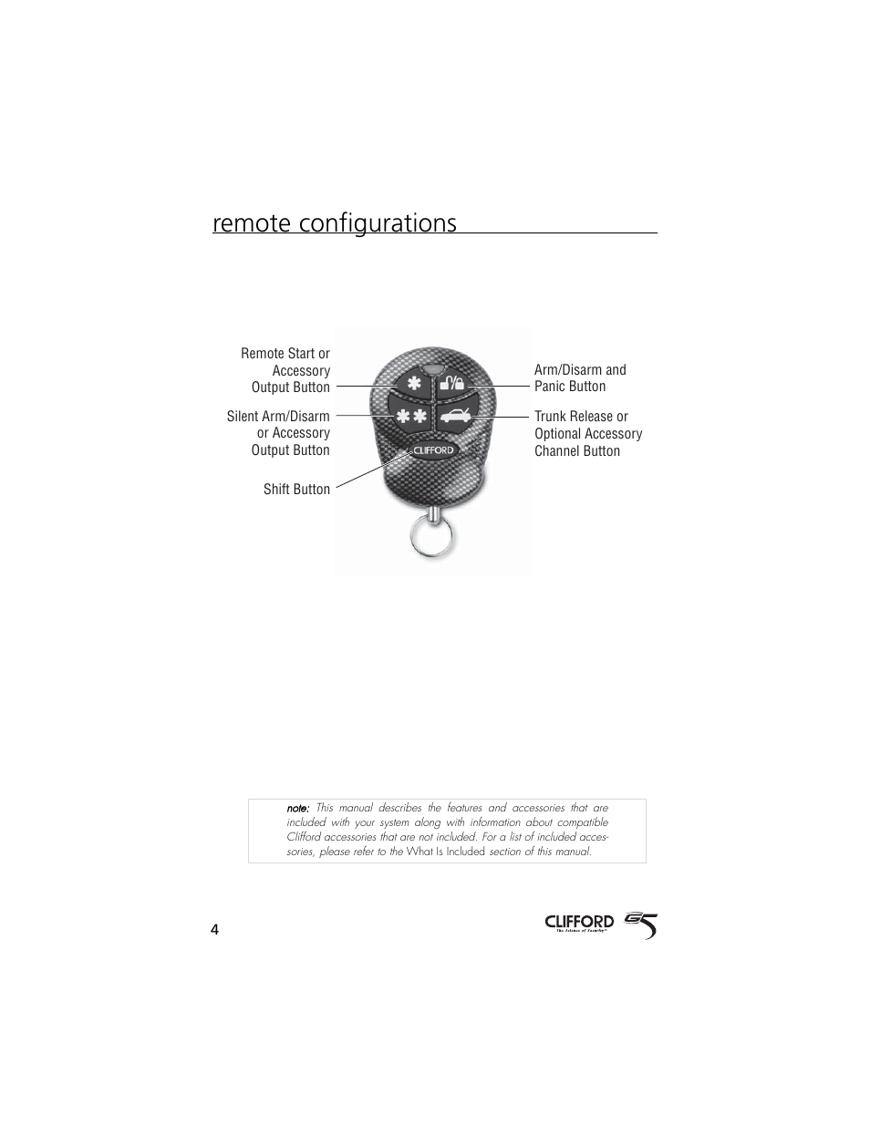 Remote configurations | Directed Electronics 750 User Manual | Page 7 / 45