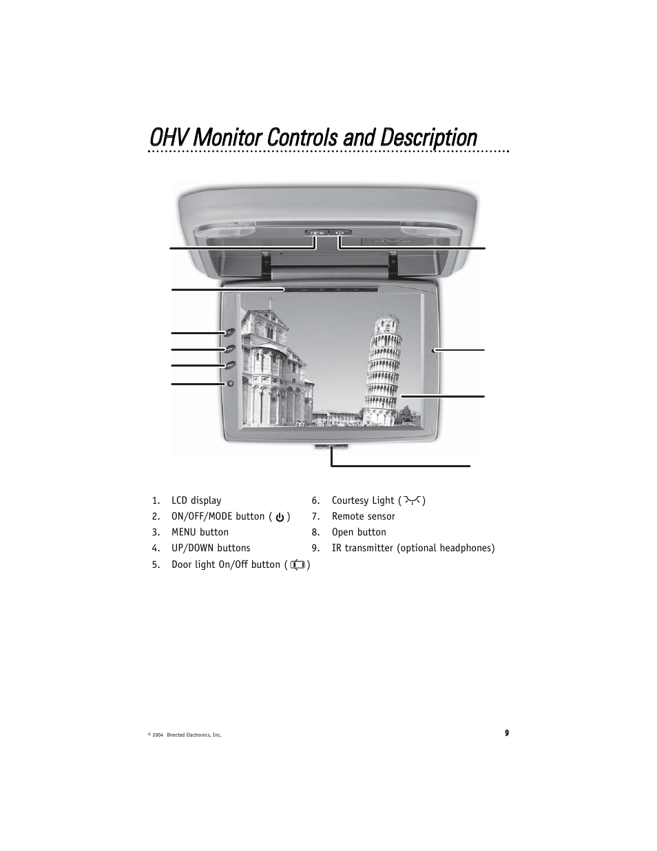 Directed Electronics OHV 1000 User Manual | Page 9 / 16