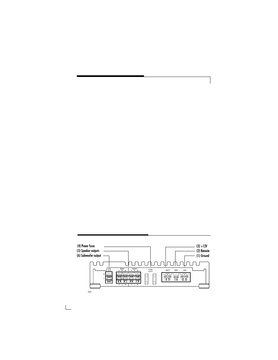 Directed Electronics Model 350 Power Amplifier User Manual | Page 6 / 12
