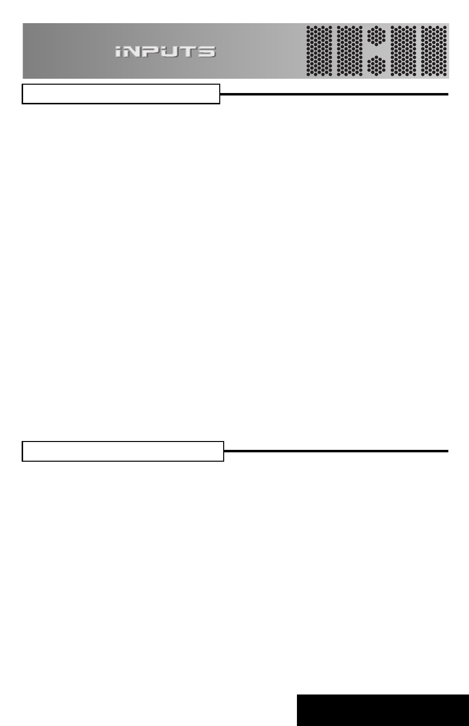 Inputs | Directed Electronics TD2200PRO 225A User Manual | Page 10 / 19