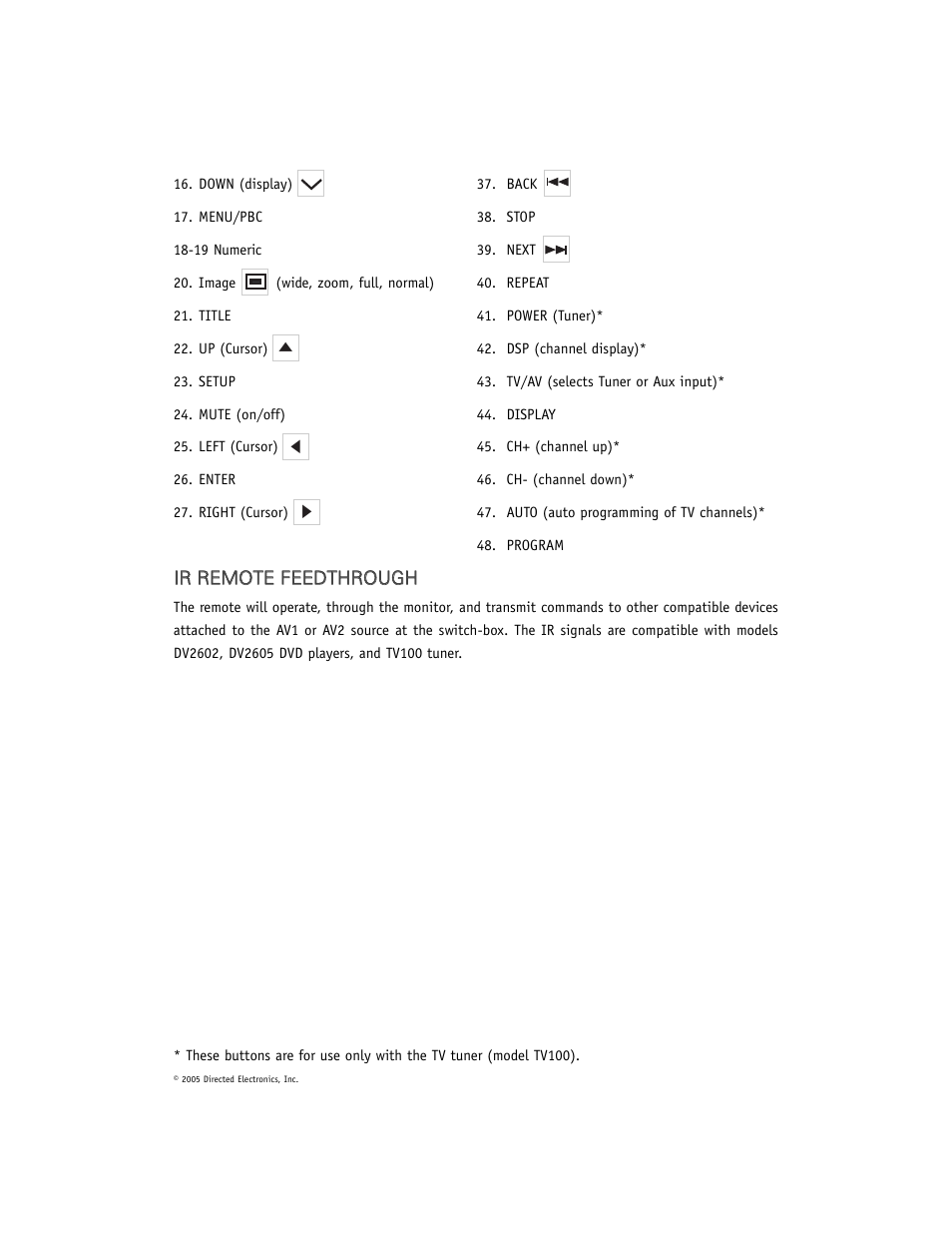 Directed Electronics OHD901 User Manual | Page 17 / 42