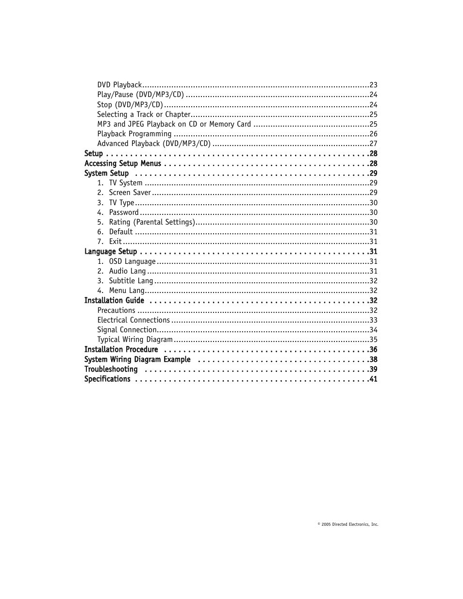 Directed Electronics OHD901 User Manual | Page 4 / 42