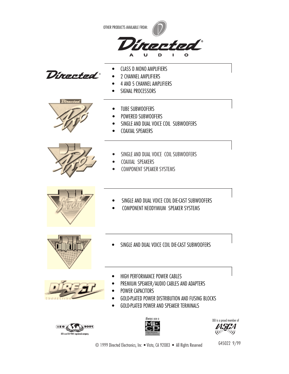 Directed Electronics 150 User Manual | Page 12 / 12