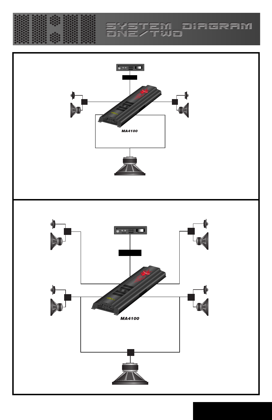 System diagrams, Back to contents | Directed Electronics MA4100 User Manual | Page 17 / 19