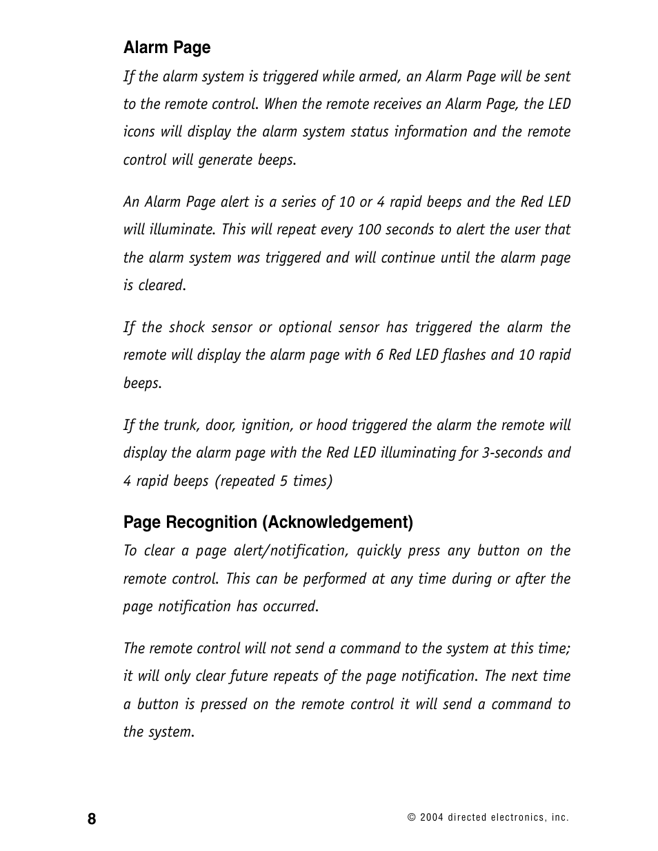 Directed Electronics 120XV User Manual | Page 11 / 42