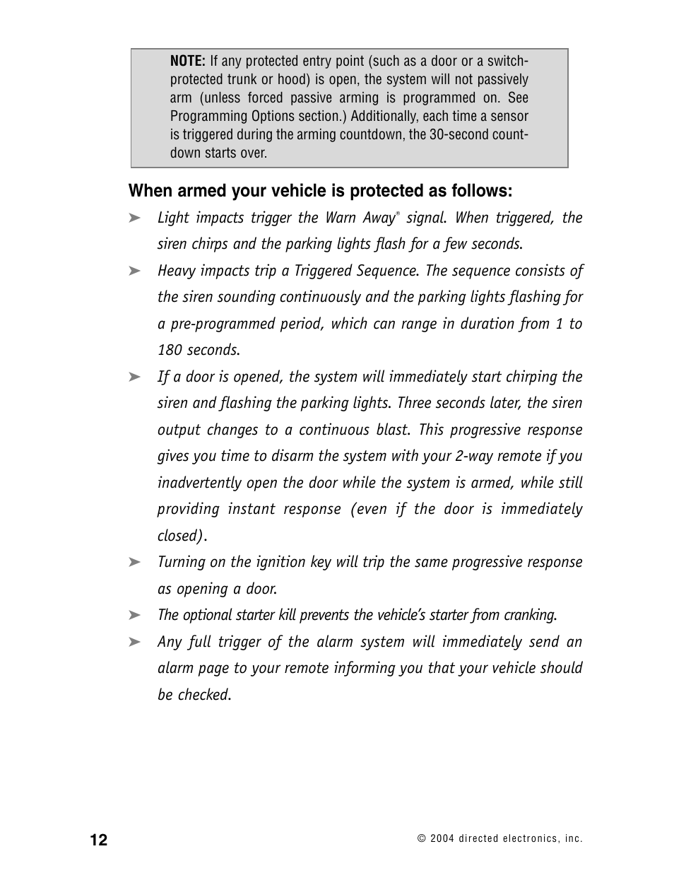 Directed Electronics 120XV User Manual | Page 15 / 42