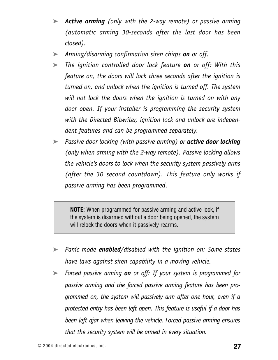 Directed Electronics 120XV User Manual | Page 30 / 42