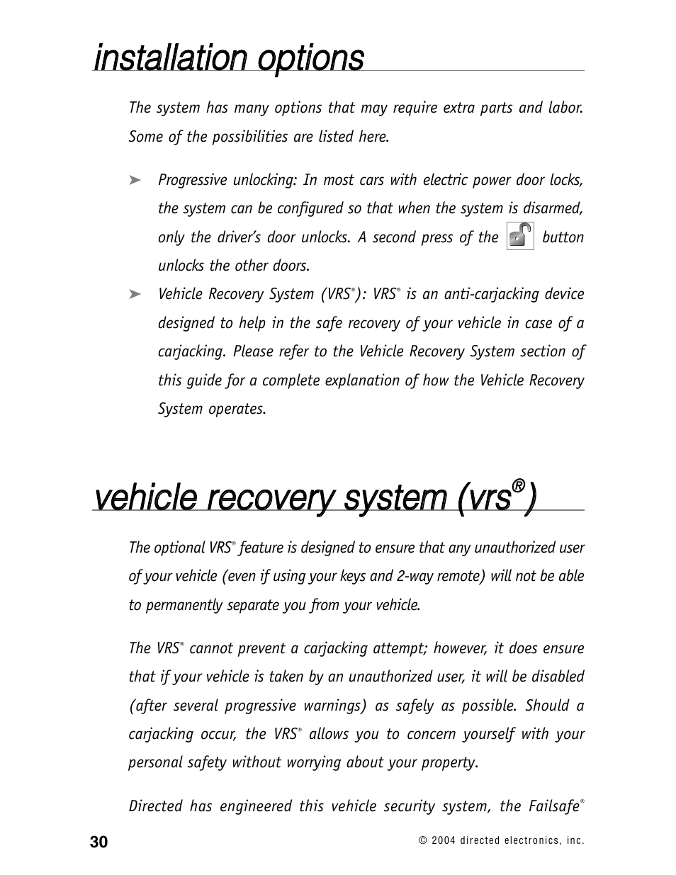 Directed Electronics 120XV User Manual | Page 33 / 42