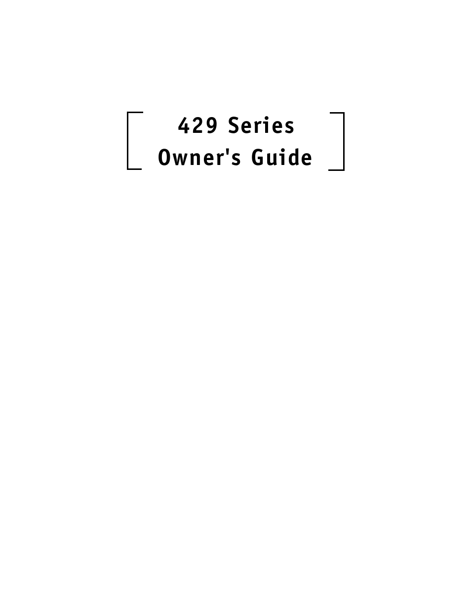 Directed Electronics 429 Series User Manual | 40 pages