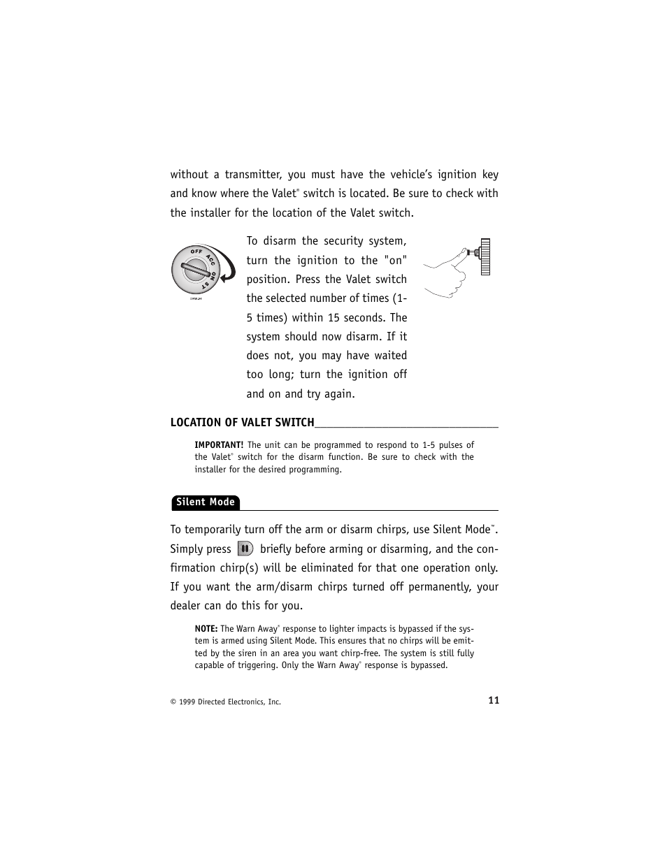 Directed Electronics 429 Series User Manual | Page 15 / 40