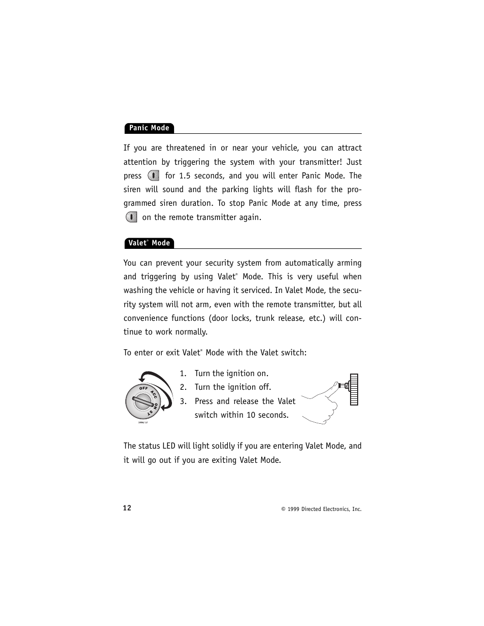 Directed Electronics 429 Series User Manual | Page 16 / 40