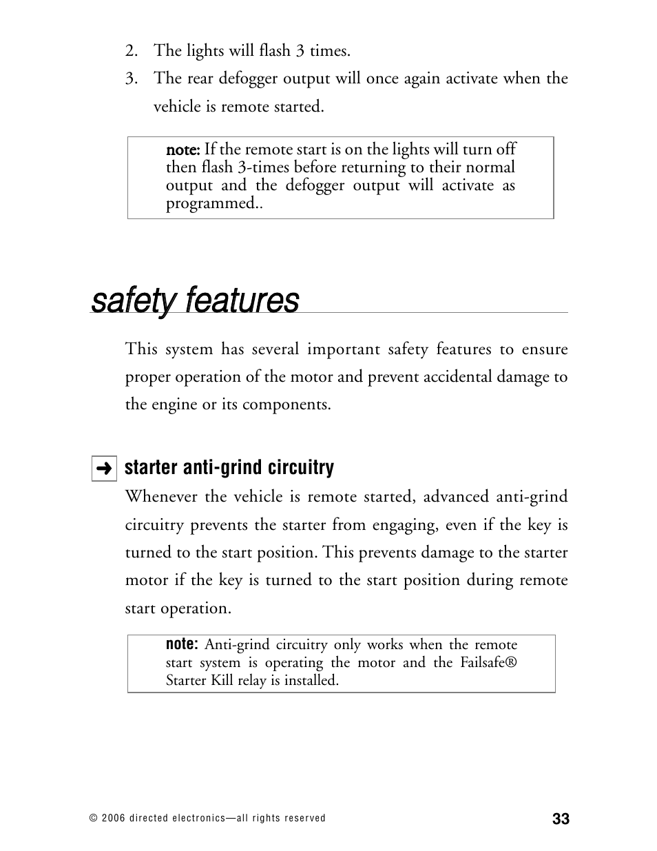 Ssa affe ettyy ffe ea attu urre ess | Directed Electronics Model 990 User Manual | Page 36 / 57