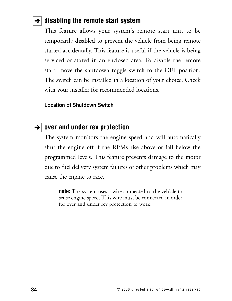 Directed Electronics Model 990 User Manual | Page 37 / 57