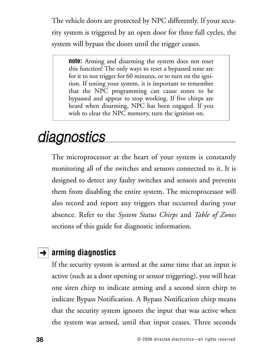 Ddiia ag gn no ossttiic css | Directed Electronics Model 990 User Manual | Page 39 / 57