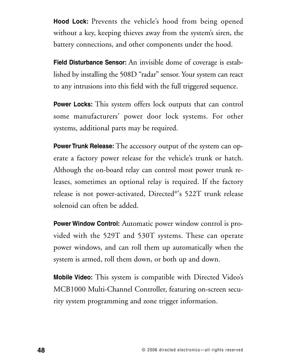 Directed Electronics Model 990 User Manual | Page 51 / 57