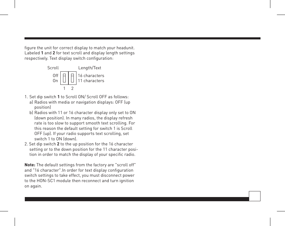 Desktop docking station, Honda/acura sirius interface | Directed Electronics Honda/Acura SIRIUS Interface HON-SC1 User Manual | Page 9 / 20
