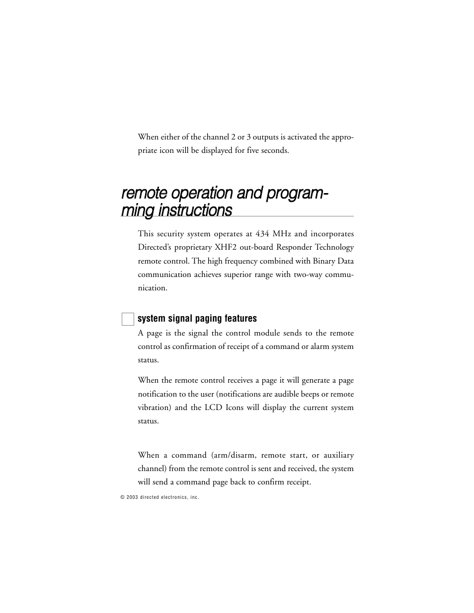 Directed Electronics Model 690XV User Manual | Page 14 / 47