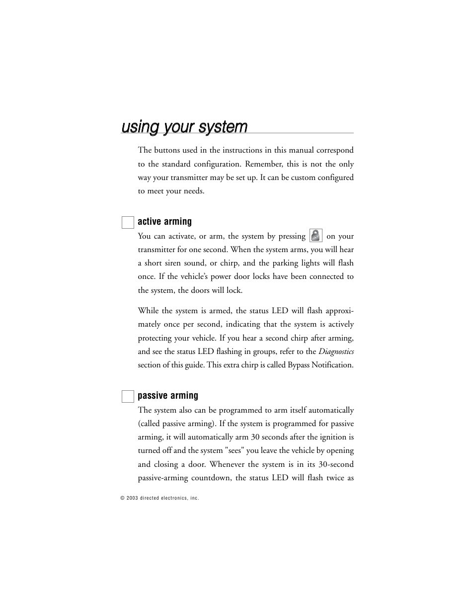 Uussiin ng g yyo ou urr ssyysstte em m | Directed Electronics Model 690XV User Manual | Page 18 / 47