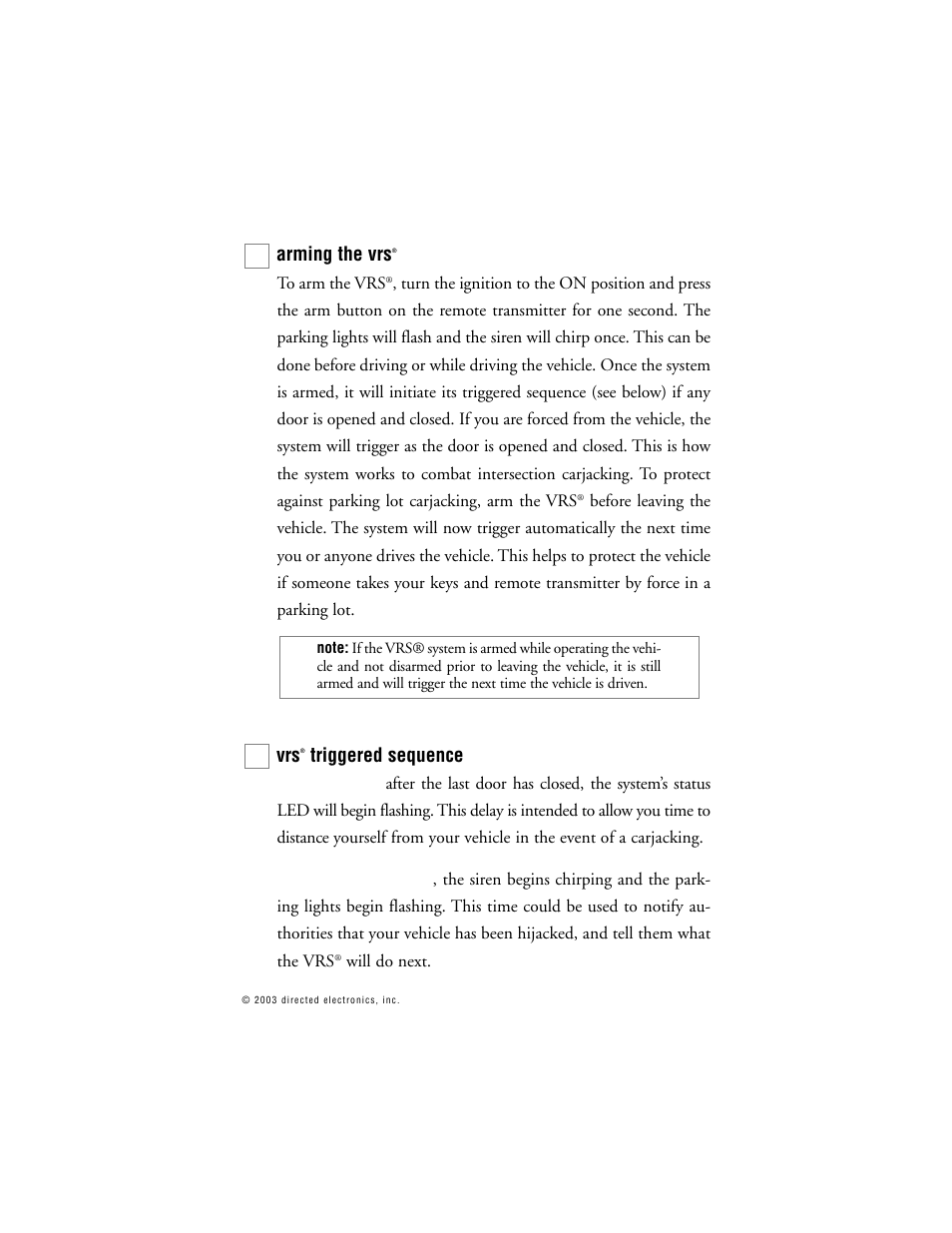 Directed Electronics Model 690XV User Manual | Page 38 / 47