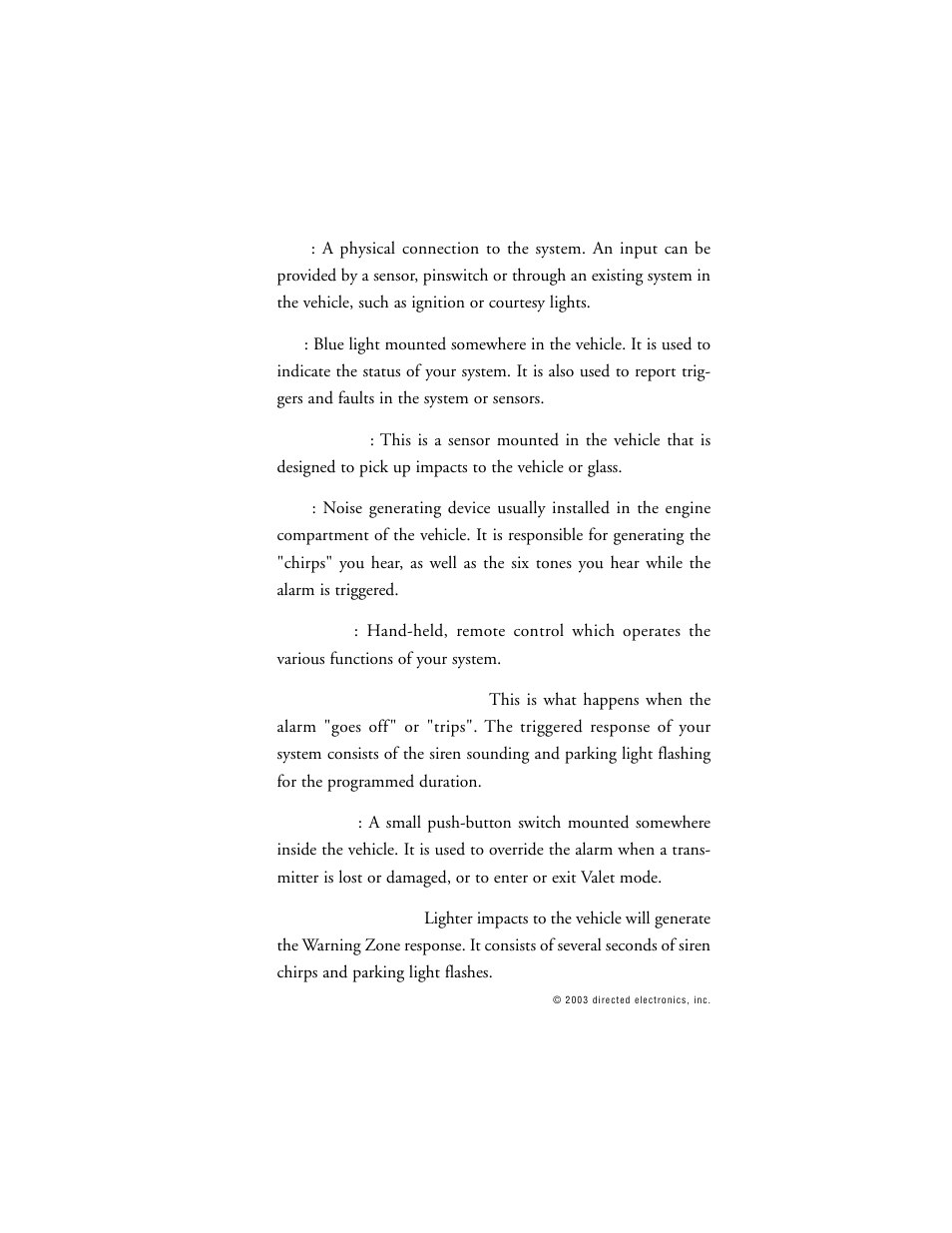 Directed Electronics Model 690XV User Manual | Page 41 / 47