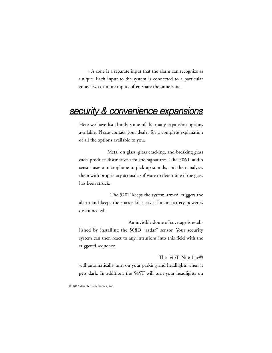 Directed Electronics Model 690XV User Manual | Page 42 / 47