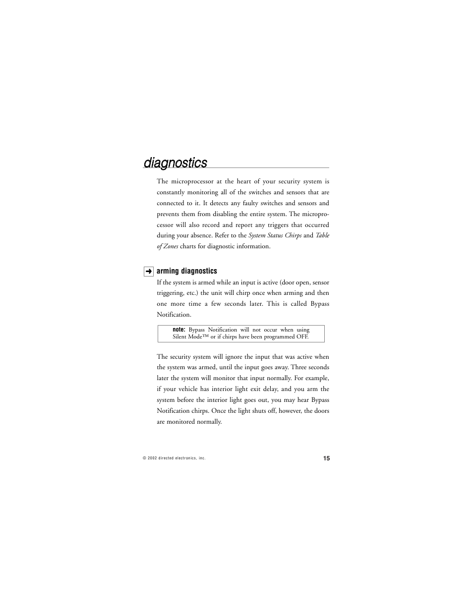 Ddiia ag gn no ossttiic css | Directed Electronics 436 Series User Manual | Page 18 / 38