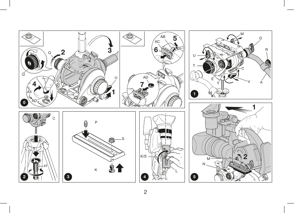 Manfrotto 509HD Video Head User Manual | Page 2 / 34