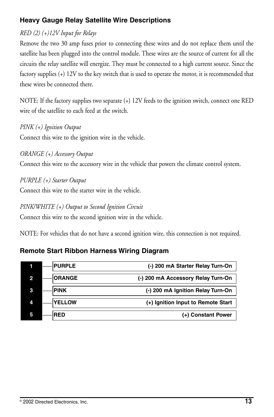Directed Electronics PYTHON 480XP User Manual | Page 13 / 36