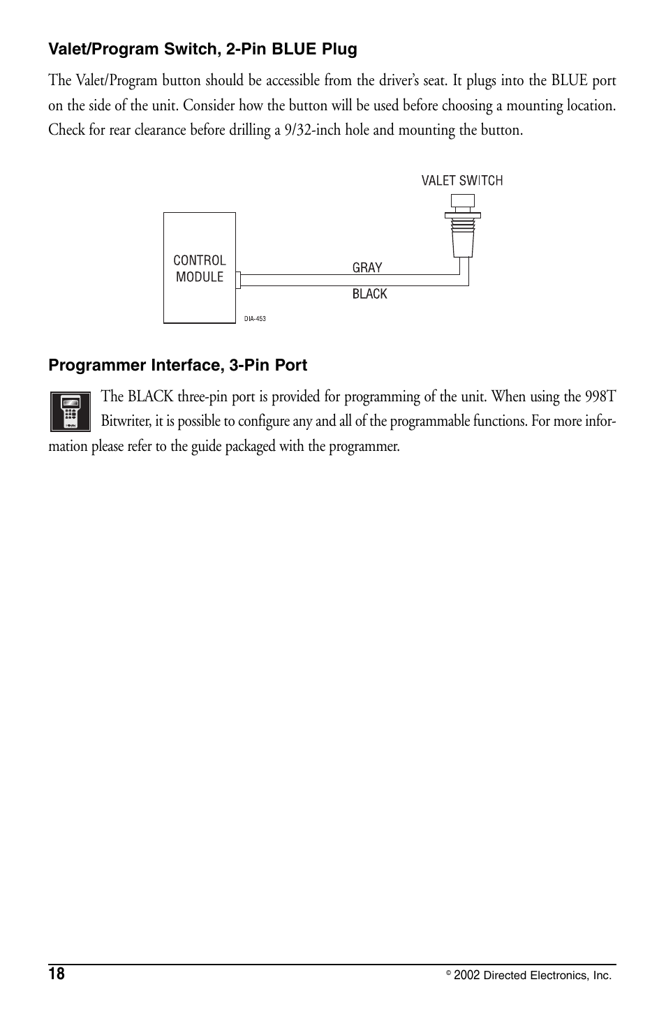 Directed Electronics PYTHON 480XP User Manual | Page 18 / 36