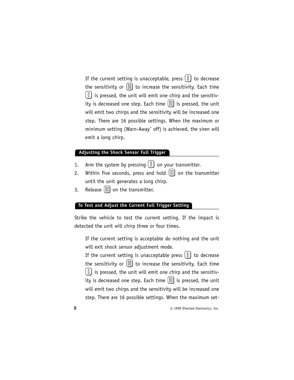 Directed Electronics 719T User Manual | Page 12 / 20