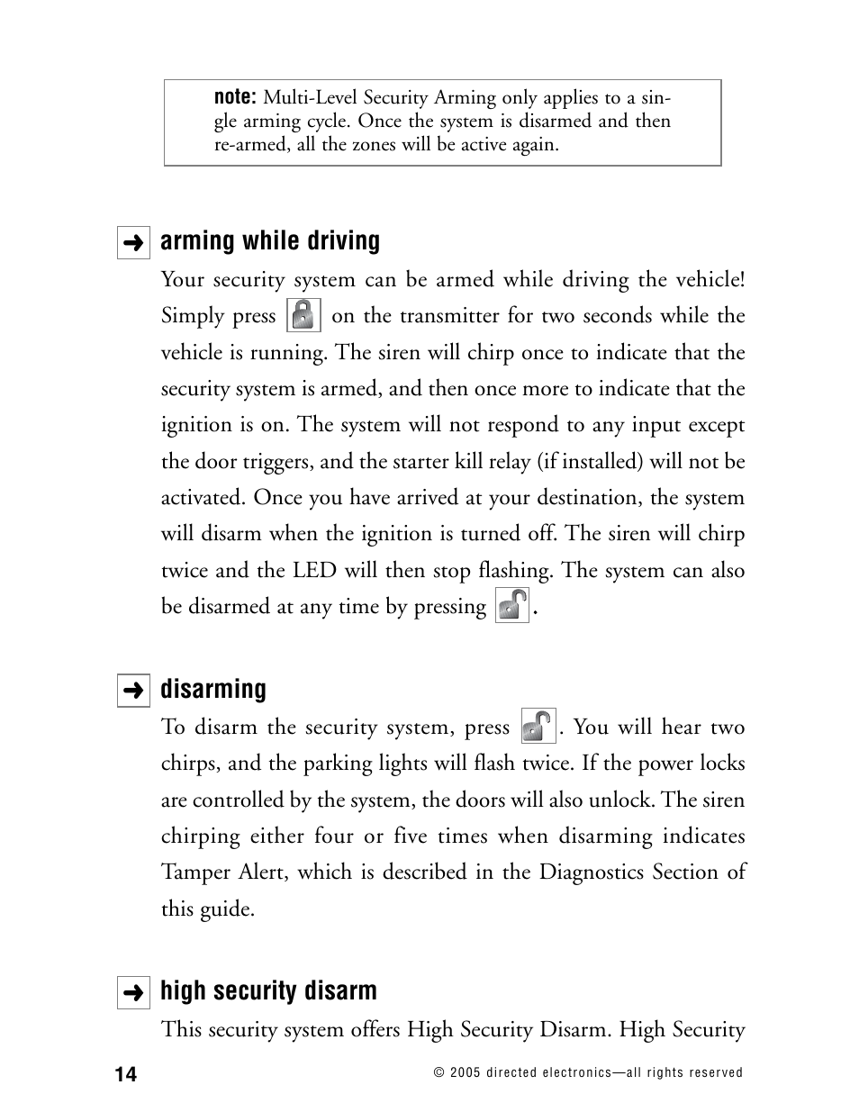 Directed Electronics RS2.1 User Manual | Page 17 / 45