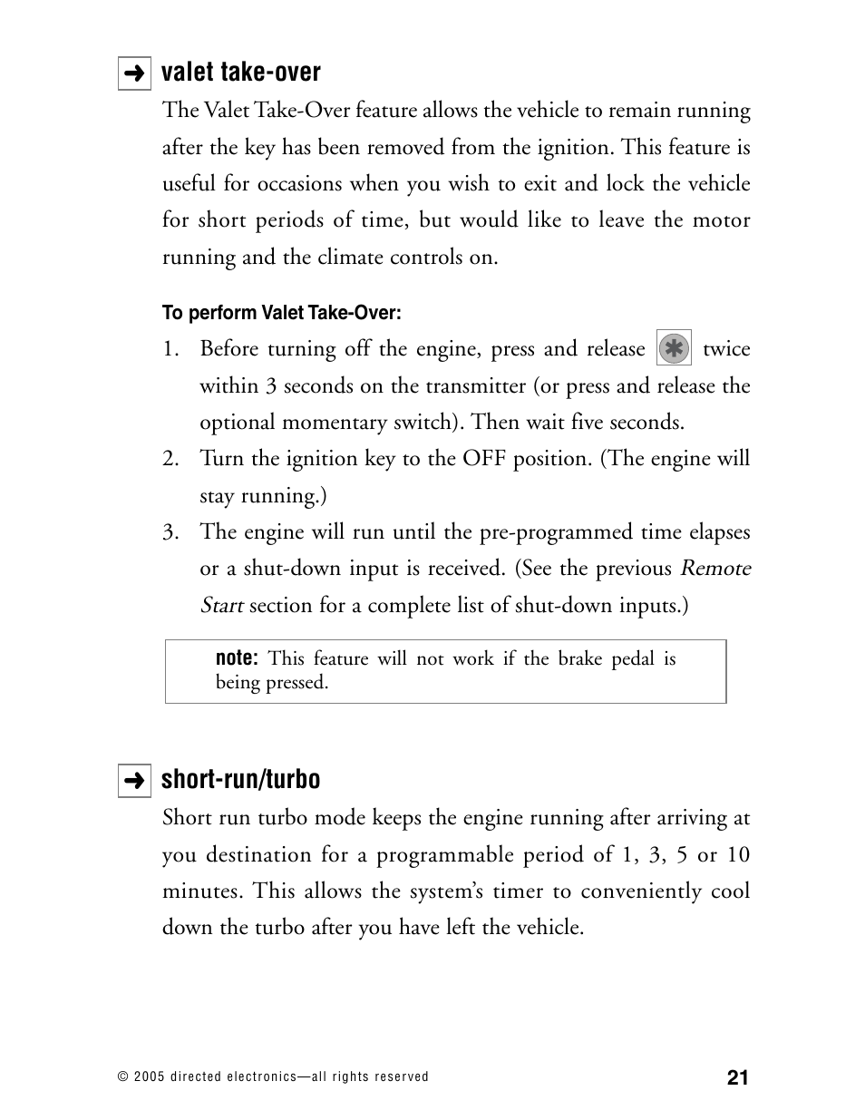 Directed Electronics RS2.1 User Manual | Page 24 / 45