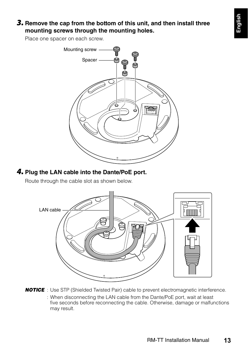 Yamaha ADECIA RM-TT Wired Tabletop Array Microphone (Black) User Manual | Page 13 / 184