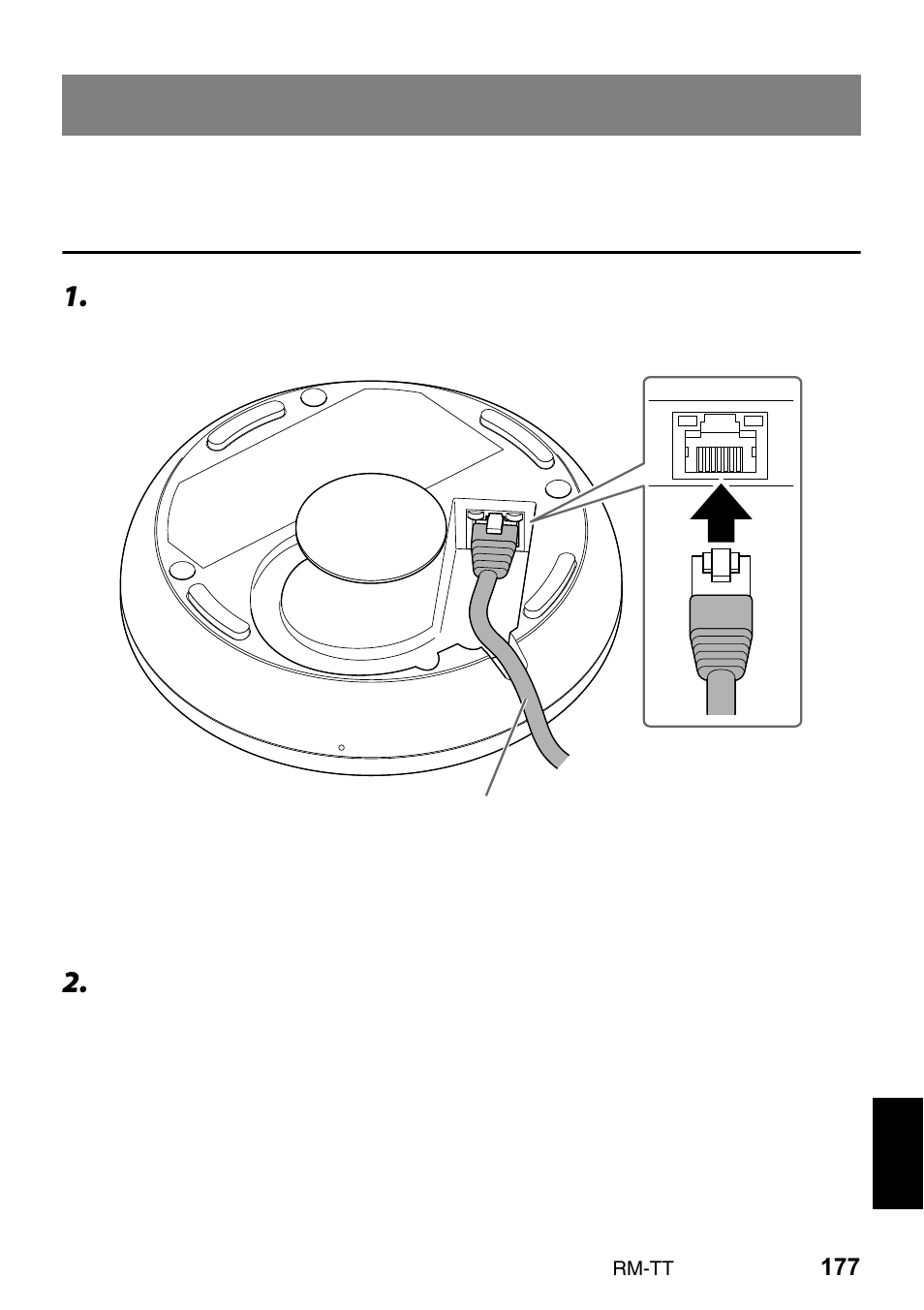 卓上への設置, テーブルに固定せずに使用する場合 | Yamaha ADECIA RM-TT Wired Tabletop Array Microphone (Black) User Manual | Page 177 / 184
